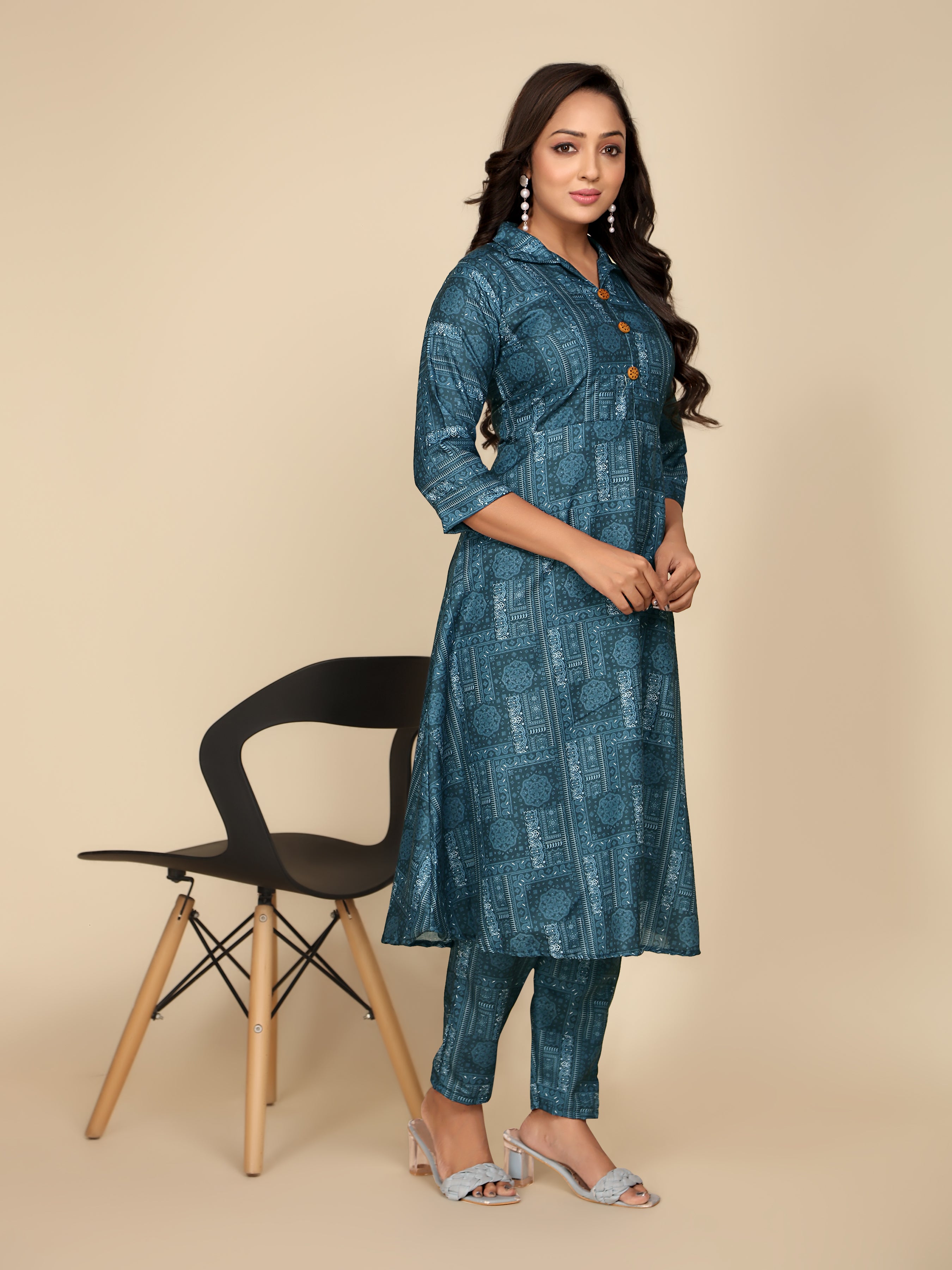 Jade and Julie Co Ord Set for Women |Co Ord Set for Women Stylish | Kurta Set for Women | Kurta Set | Ethnic Co Ord Set for Women | Full Sleeve Co-ord set