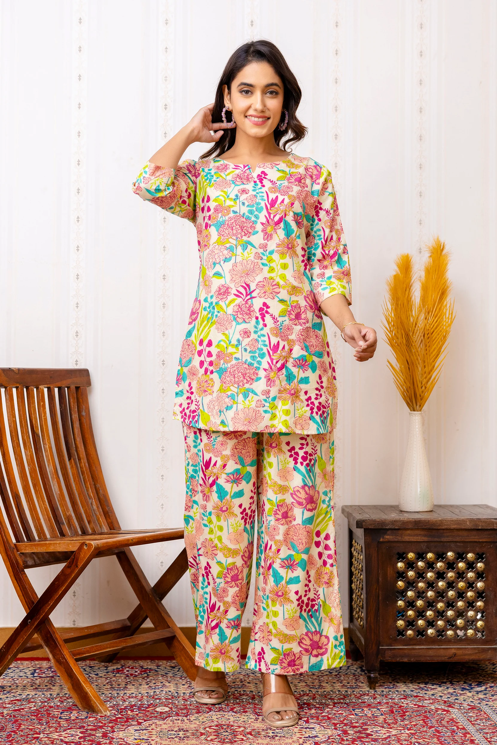 Jade and Julie Co Ord Set for Women |Co Ord Set for Women Stylish | Kurta Set for Women | Kurta Set | Ethnic Co Ord Set for Women | Full Sleeve Co-ord set
