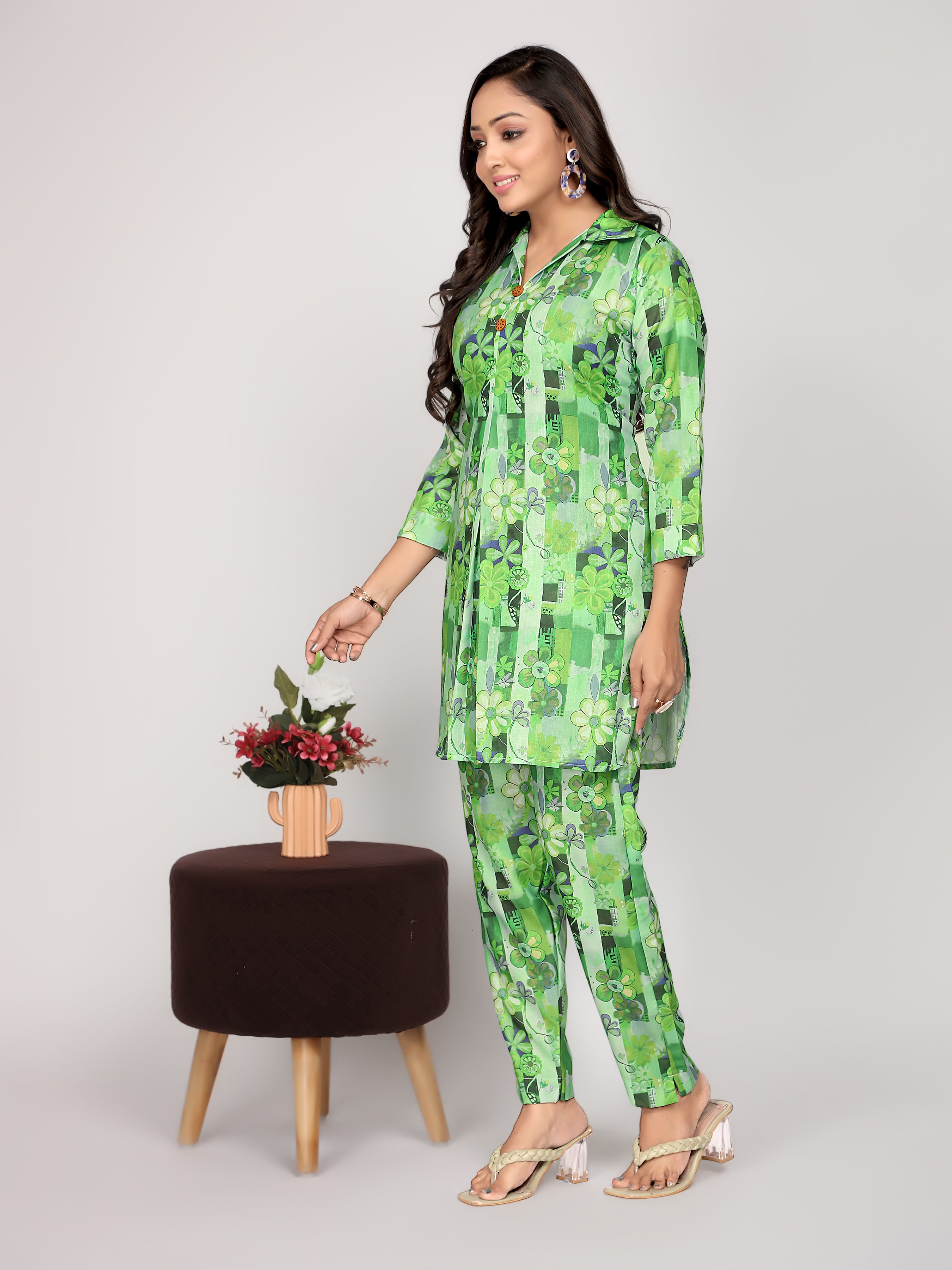Jade and Julie Co Ord Set for Women |Co Ord Set for Women Stylish | Kurta Set for Women | Kurta Set | Ethnic Co Ord Set for Women | Full Sleeve Co-ord set