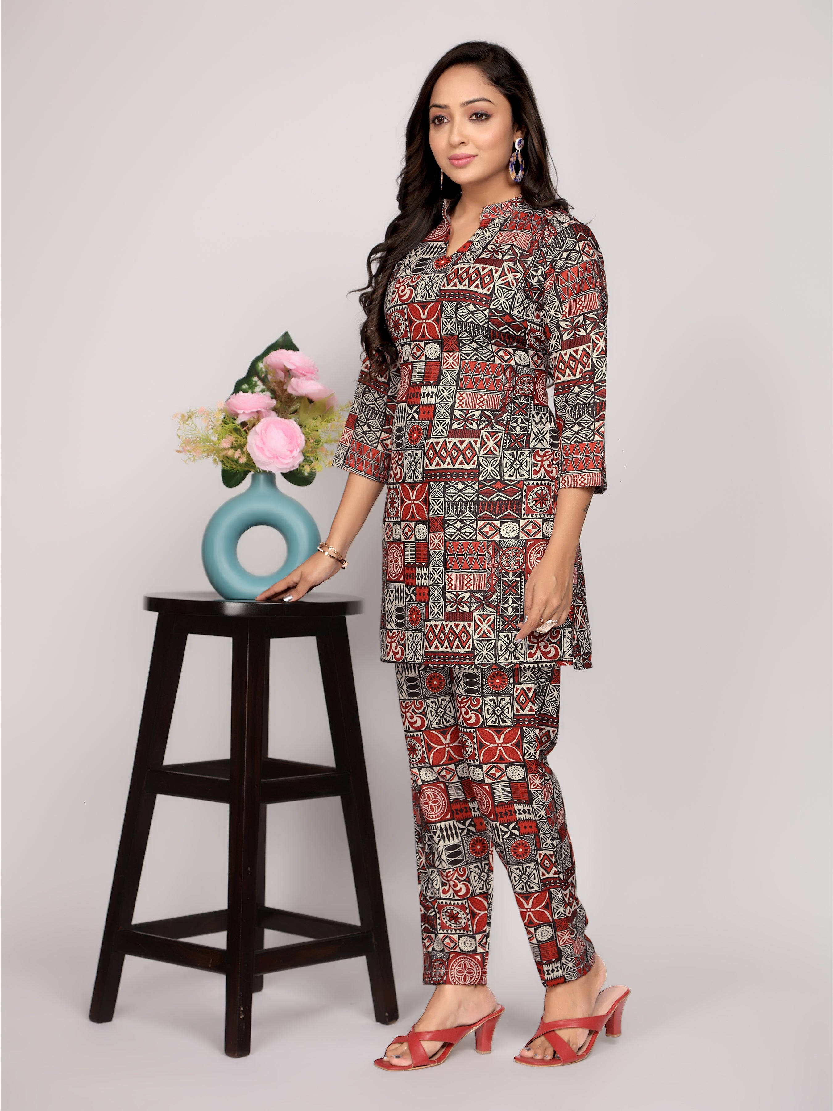 Jade and Julie Co Ord Set for Women |Co Ord Set for Women Stylish | Kurta Set for Women | Kurta Set | Ethnic Co Ord Set for Women | Full Sleeve Co-ord set
