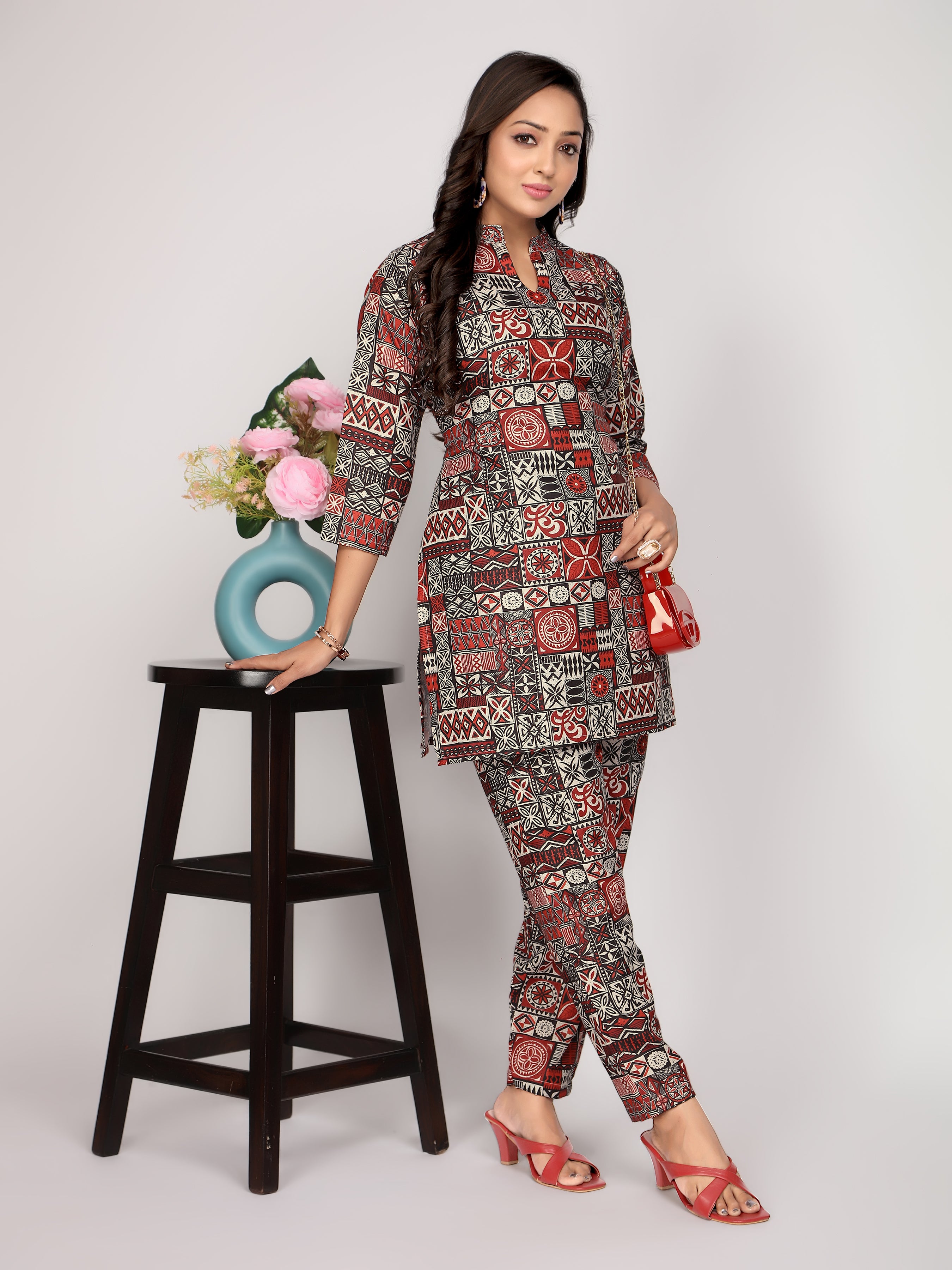 Jade and Julie Co Ord Set for Women |Co Ord Set for Women Stylish | Kurta Set for Women | Kurta Set | Ethnic Co Ord Set for Women | Full Sleeve Co-ord set