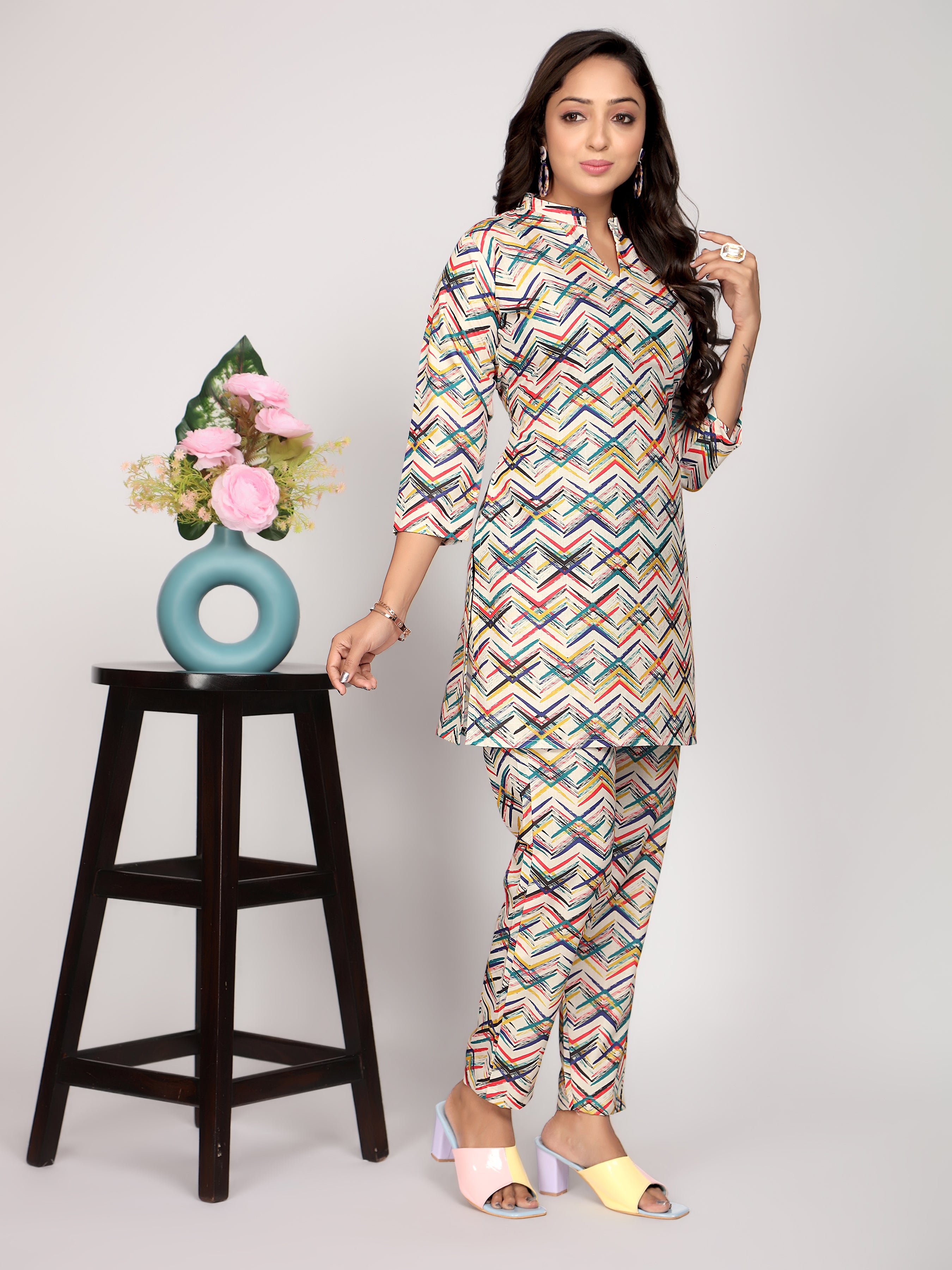 Jade and Julie Co Ord Set for Women |Co Ord Set for Women Stylish | Kurta Set for Women | Kurta Set | Ethnic Co Ord Set for Women | Full Sleeve Co-ord set