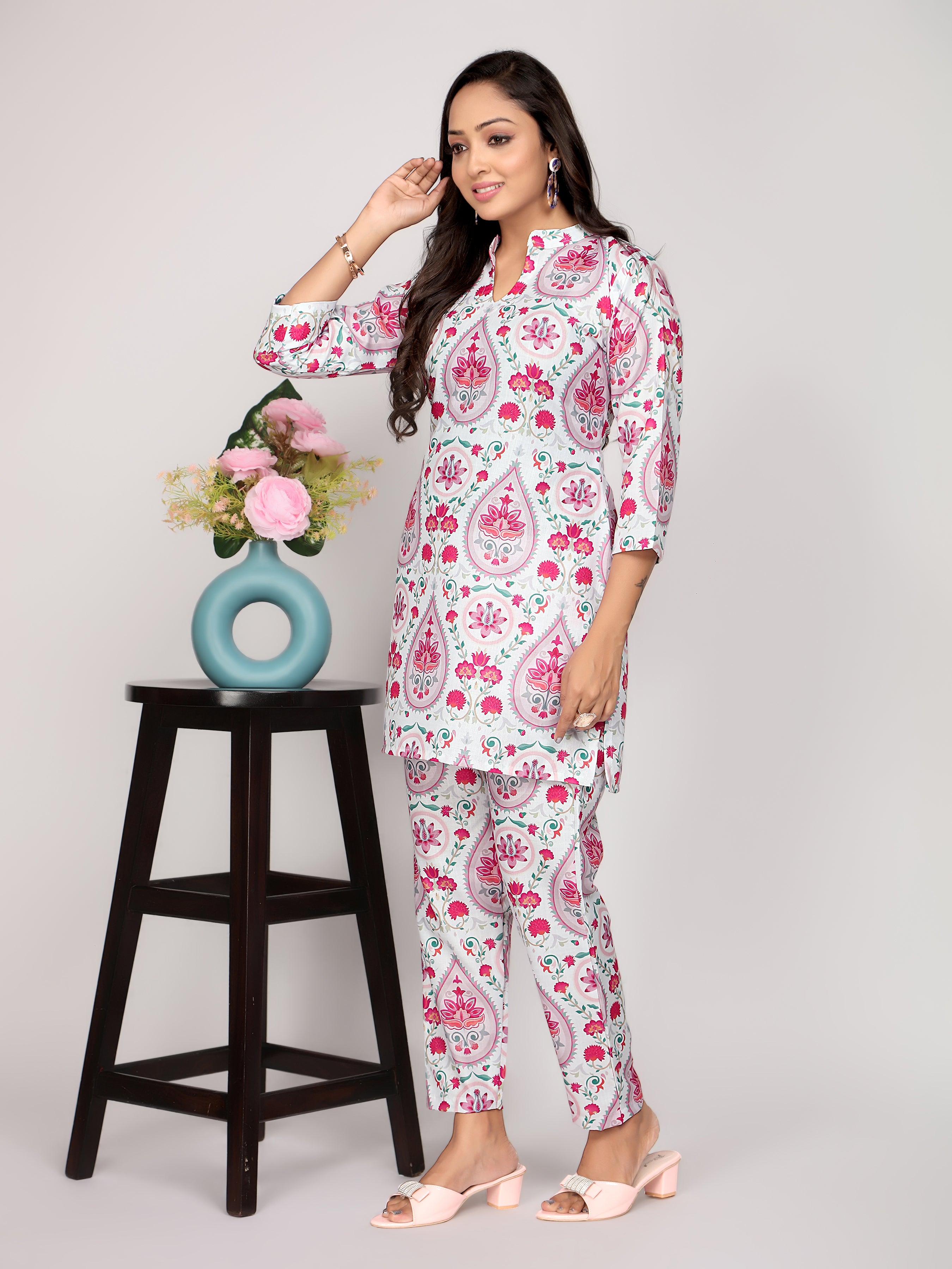 Jade and Julie Co Ord Set for Women |Co Ord Set for Women Stylish | Kurta Set for Women | Kurta Set | Ethnic Co Ord Set for Women | Full Sleeve Co-ord set