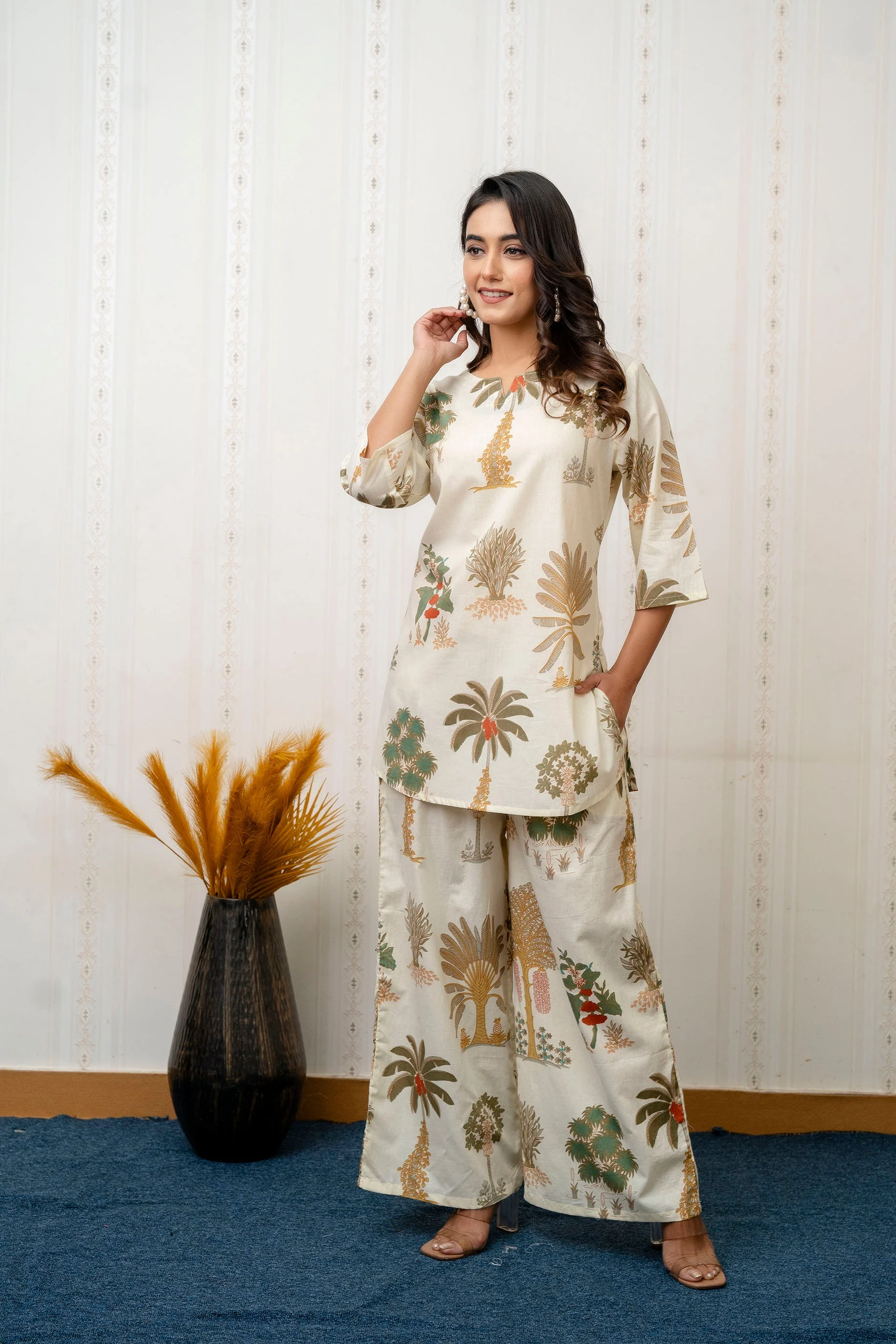Jade and Julie Co Ord Set for Women |Co Ord Set for Women Stylish | Kurta Set for Women | Kurta Set | Ethnic Co Ord Set for Women | Full Sleeve Co-ord set