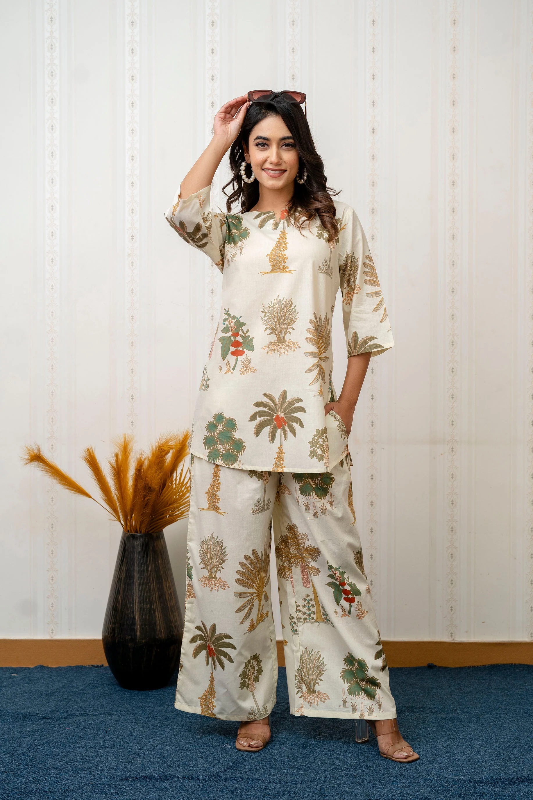 Jade and Julie Co Ord Set for Women |Co Ord Set for Women Stylish | Kurta Set for Women | Kurta Set | Ethnic Co Ord Set for Women | Full Sleeve Co-ord set