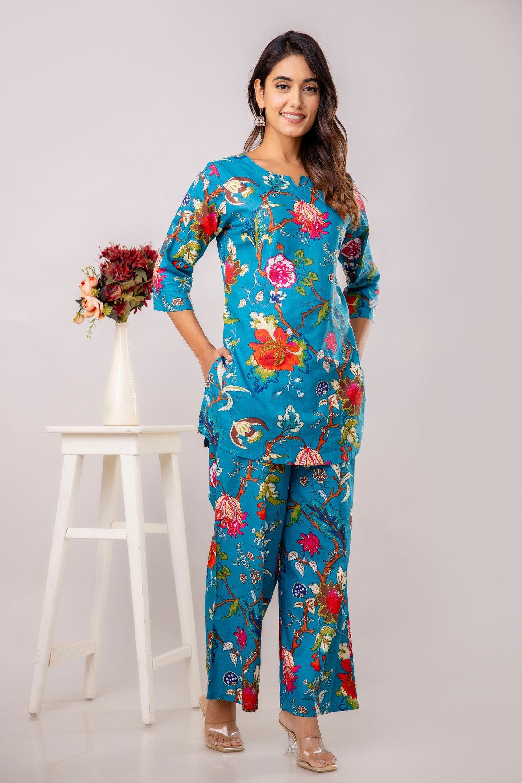 Jade and Julie Co Ord Set for Women |Co Ord Set for Women Stylish | Kurta Set for Women | Kurta Set | Ethnic Co Ord Set for Women | Full Sleeve Co-ord set