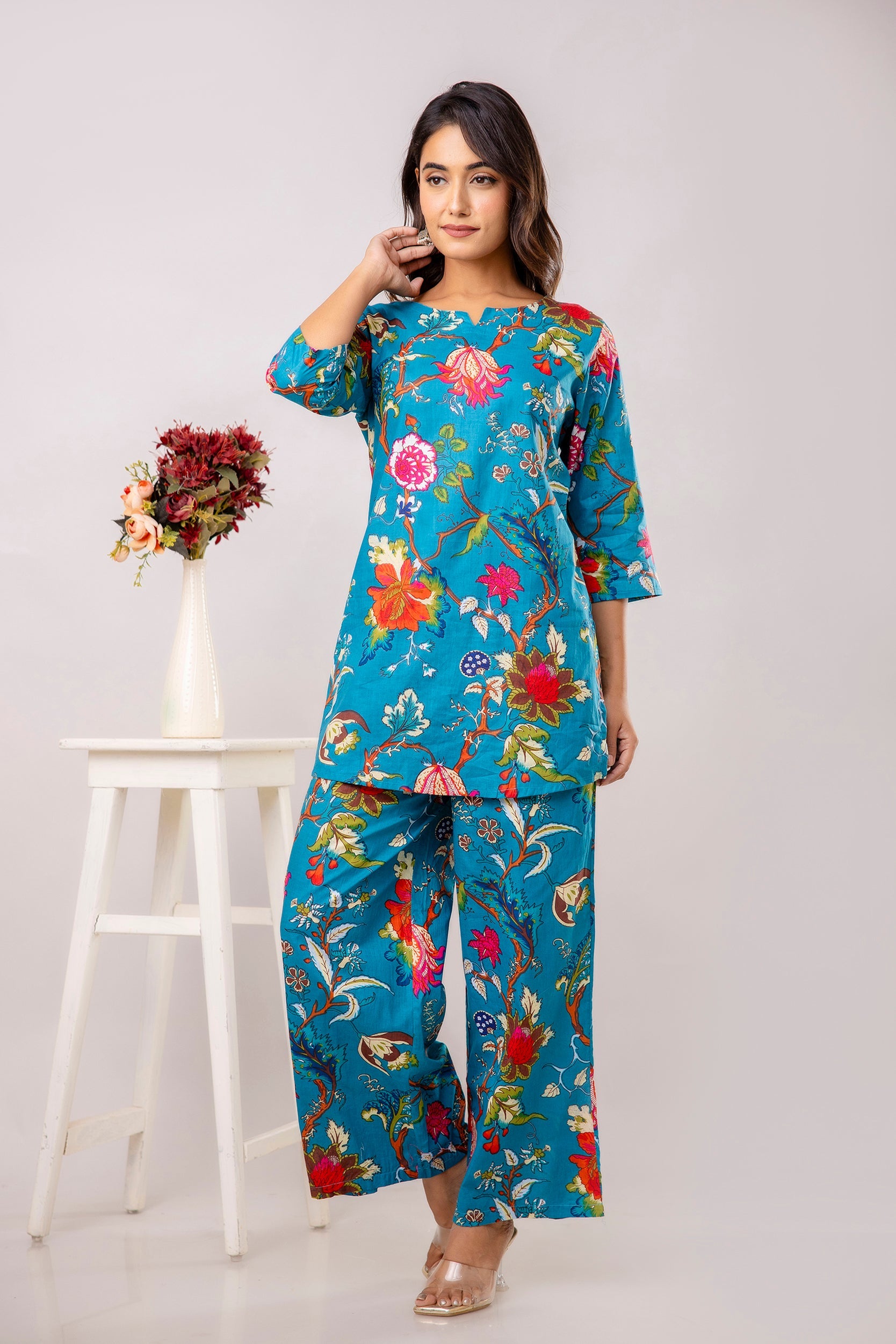 Jade and Julie Co Ord Set for Women |Co Ord Set for Women Stylish | Kurta Set for Women | Kurta Set | Ethnic Co Ord Set for Women | Full Sleeve Co-ord set