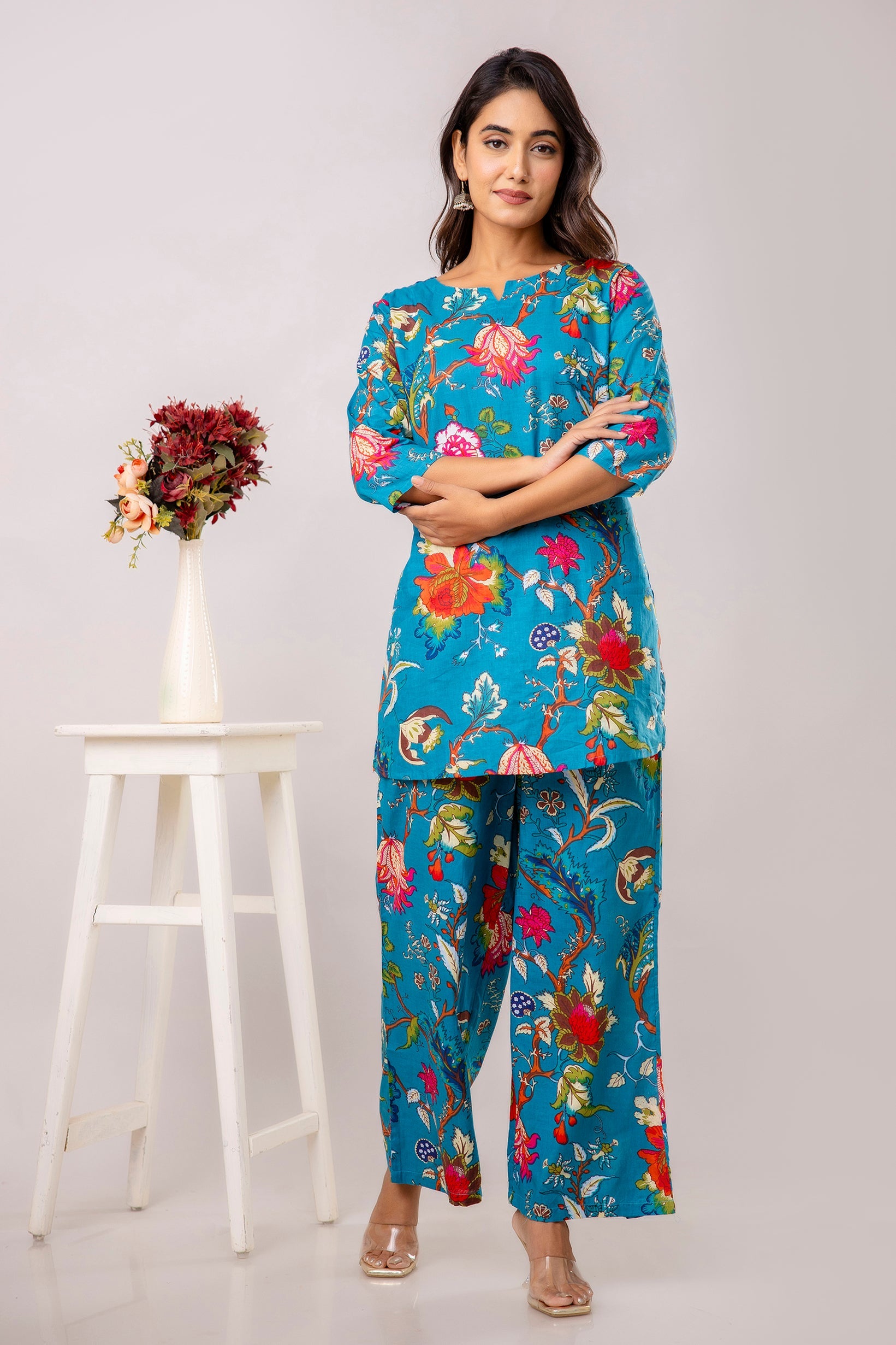 Jade and Julie Co Ord Set for Women |Co Ord Set for Women Stylish | Kurta Set for Women | Kurta Set | Ethnic Co Ord Set for Women | Full Sleeve Co-ord set