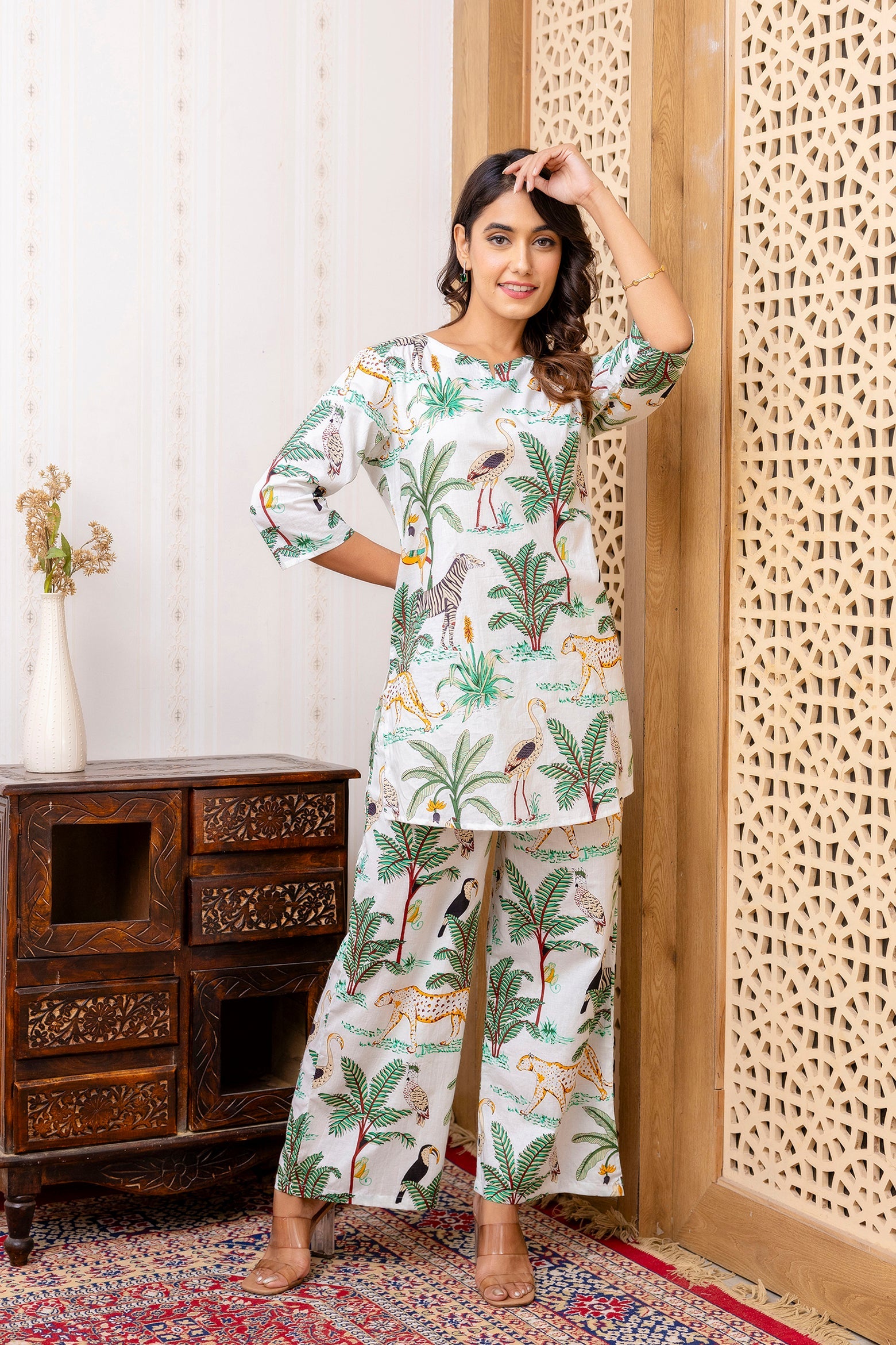 Jade and Julie Co Ord Set for Women |Co Ord Set for Women Stylish | Kurta Set for Women | Kurta Set | Ethnic Co Ord Set for Women | Full Sleeve Co-ord set