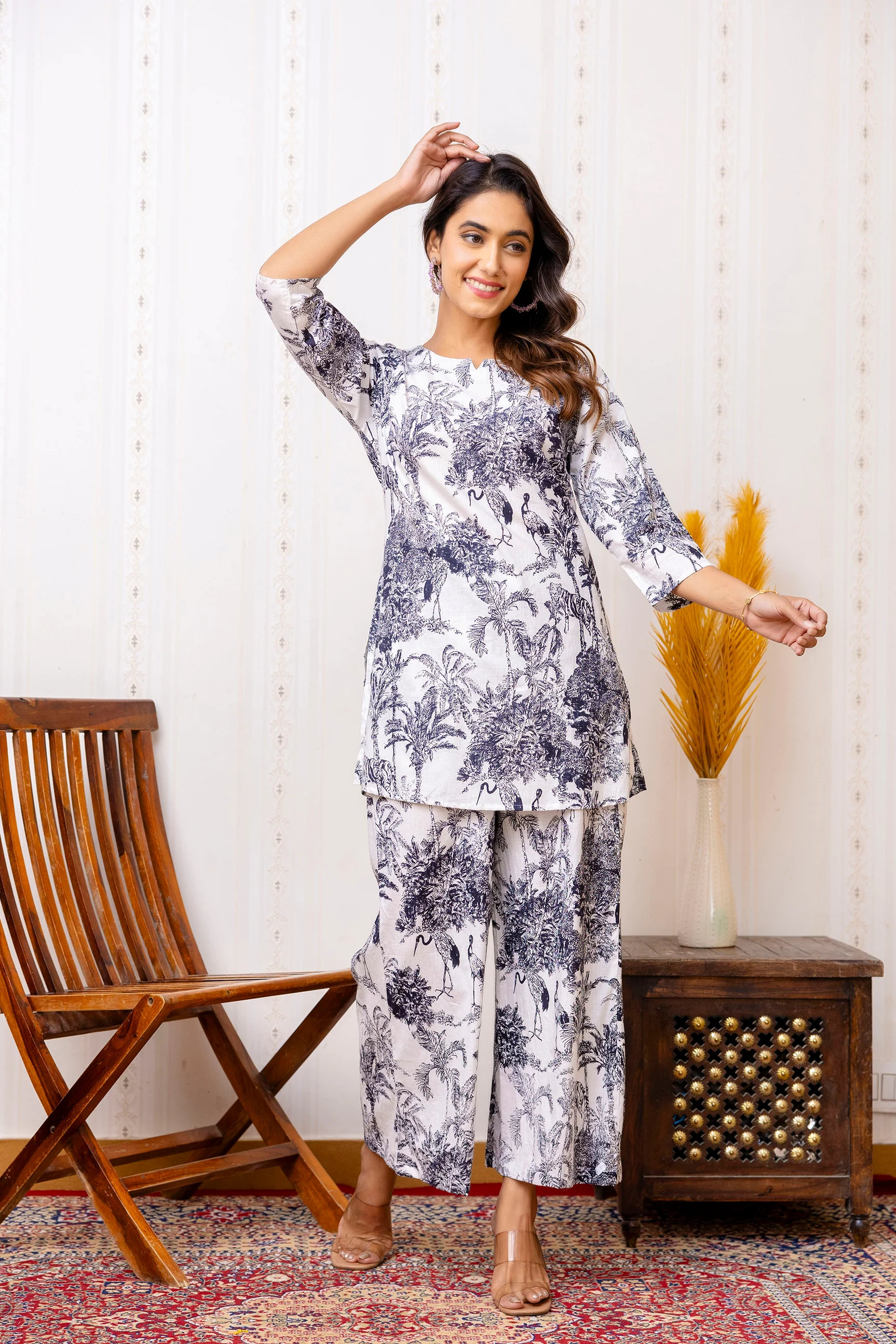 Jade and Julie Co Ord Set for Women |Co Ord Set for Women Stylish | Kurta Set for Women | Kurta Set | Ethnic Co Ord Set for Women | Full Sleeve Co-ord set