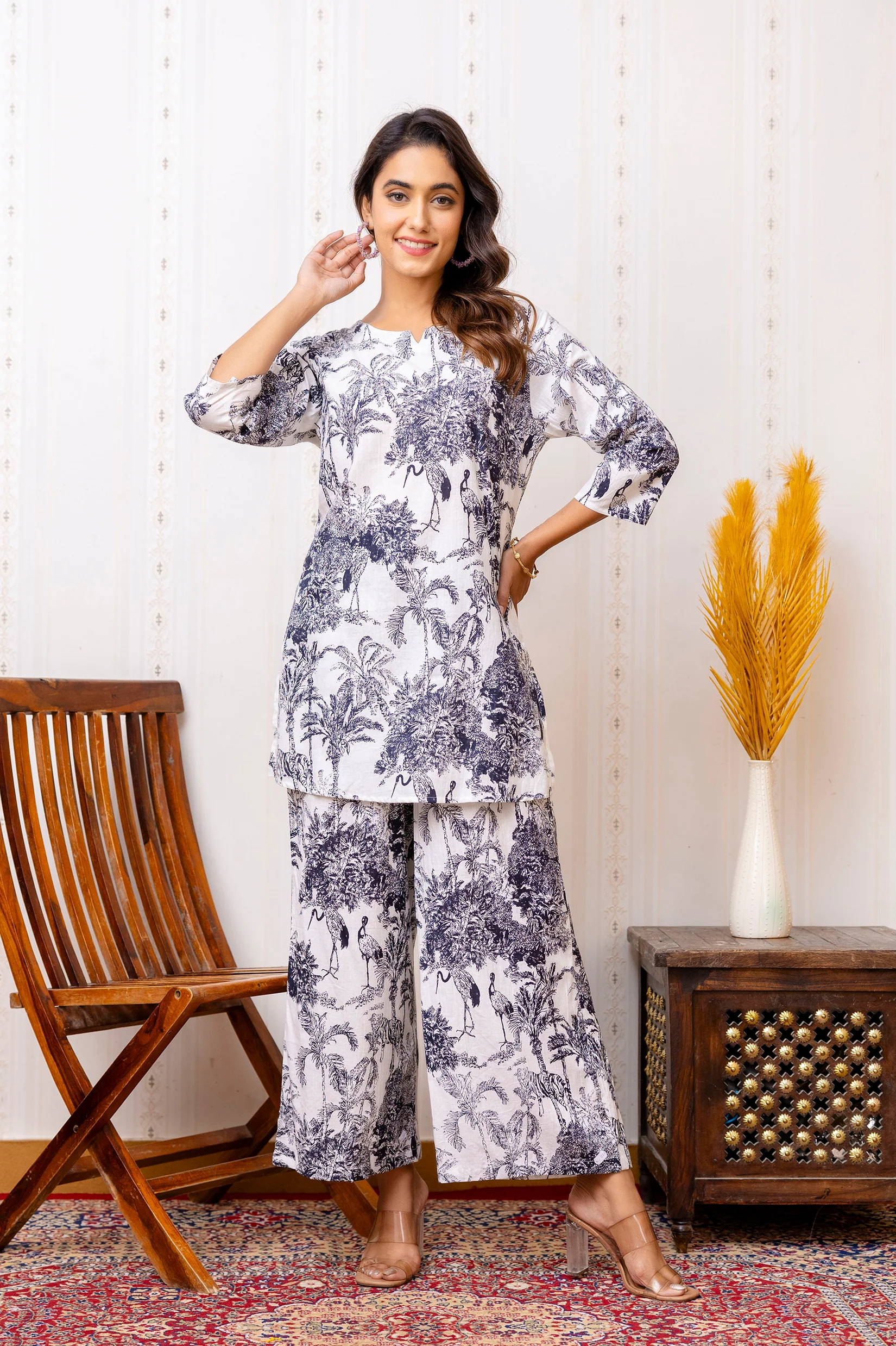 Jade and Julie Co Ord Set for Women |Co Ord Set for Women Stylish | Kurta Set for Women | Kurta Set | Ethnic Co Ord Set for Women | Full Sleeve Co-ord set