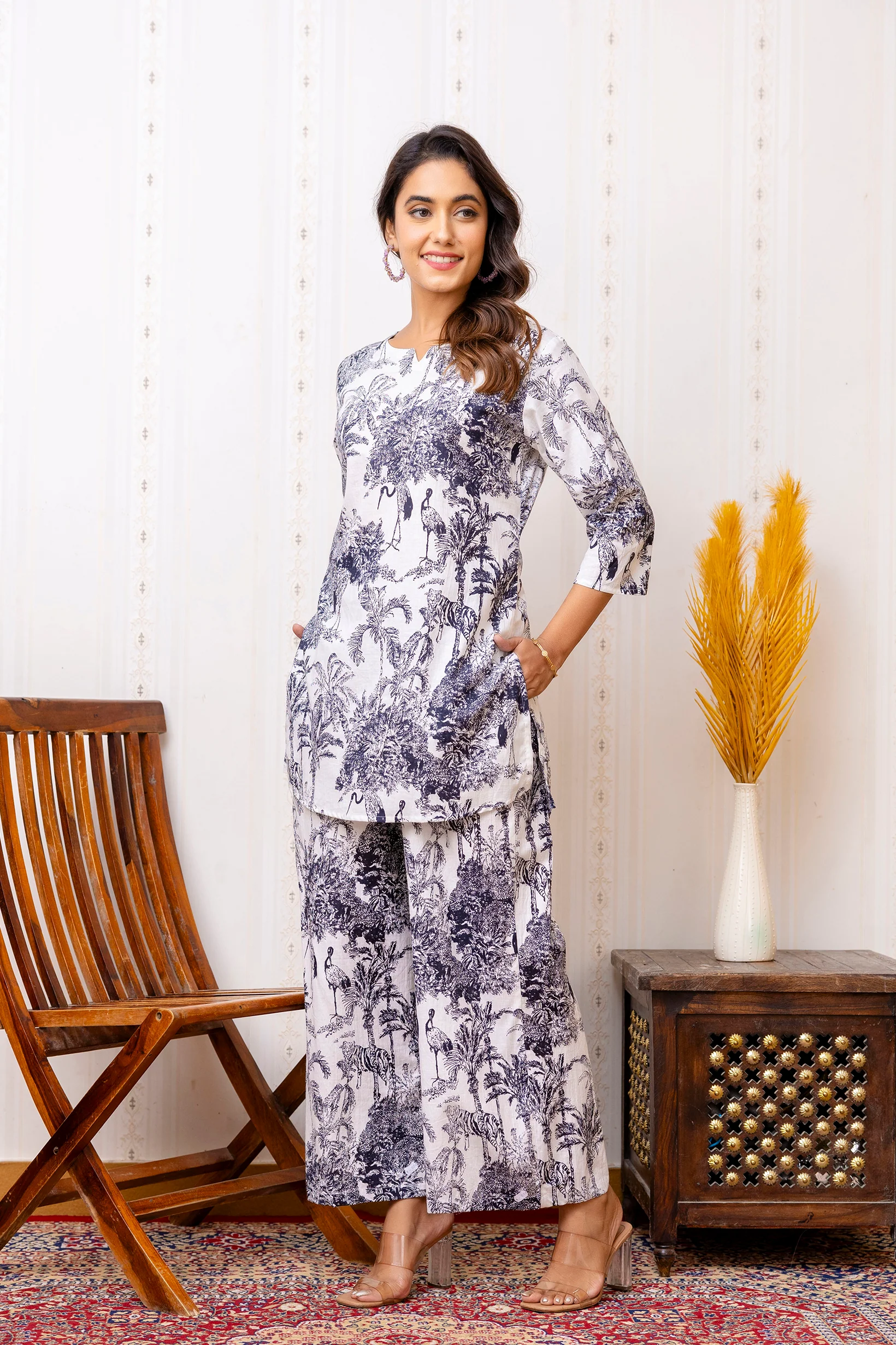 Jade and Julie Co Ord Set for Women |Co Ord Set for Women Stylish | Kurta Set for Women | Kurta Set | Ethnic Co Ord Set for Women | Full Sleeve Co-ord set