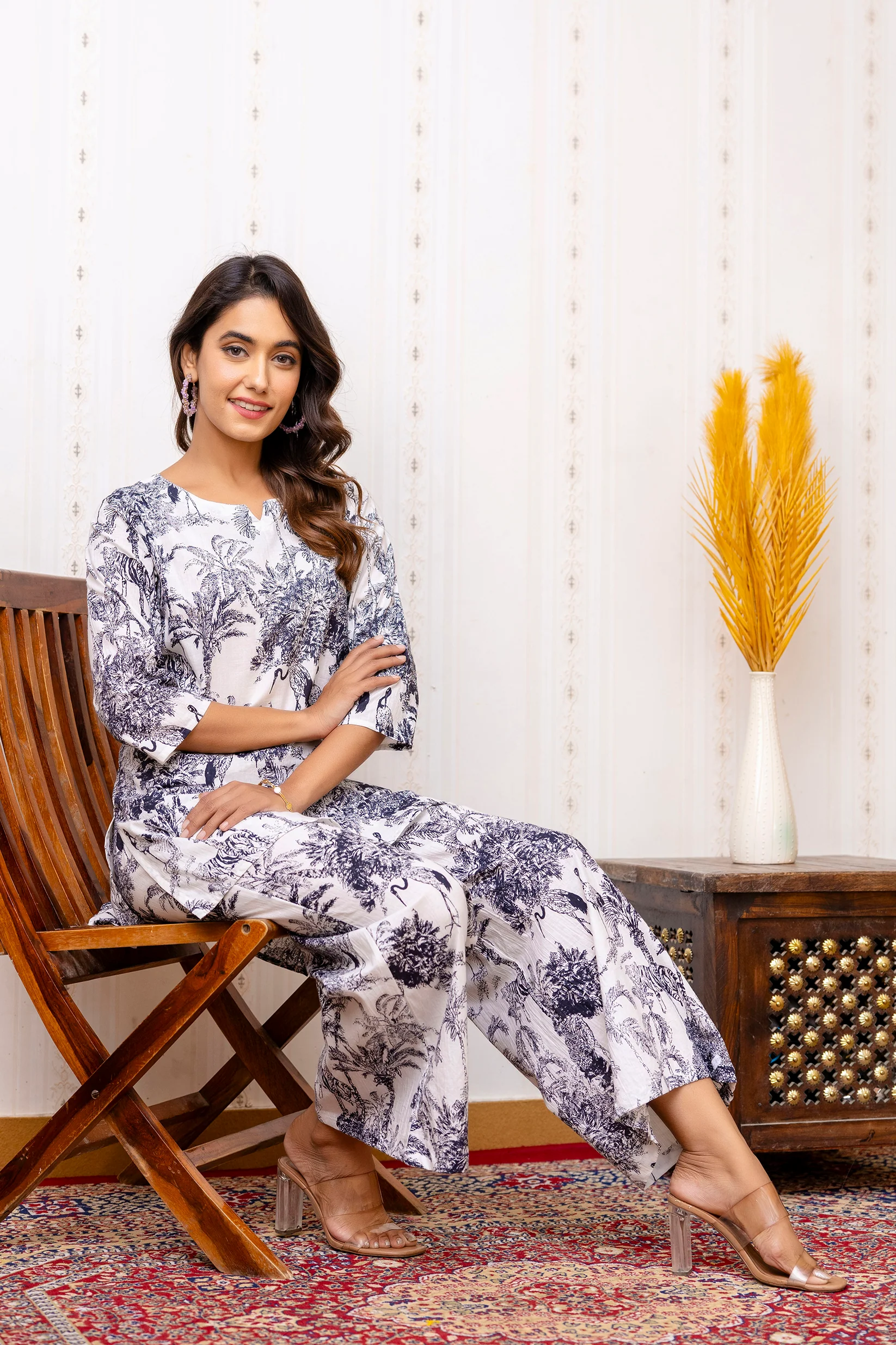 Jade and Julie Co Ord Set for Women |Co Ord Set for Women Stylish | Kurta Set for Women | Kurta Set | Ethnic Co Ord Set for Women | Full Sleeve Co-ord set