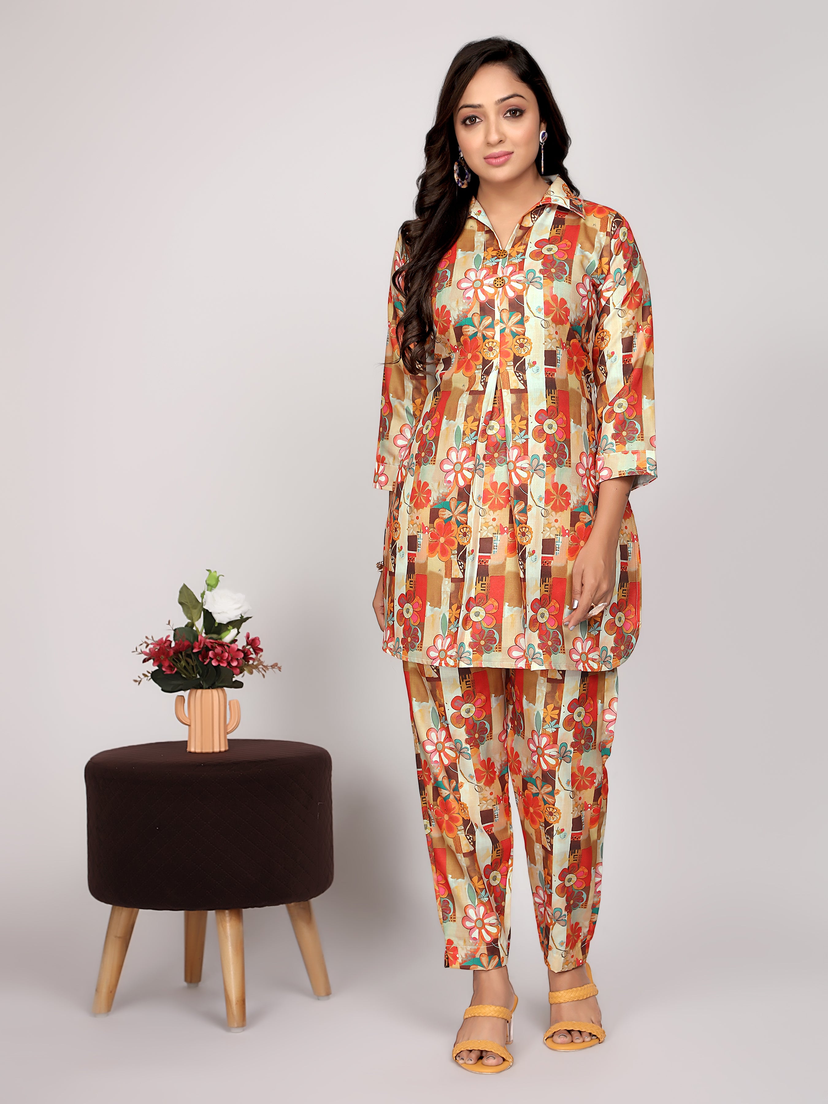 Jade and Julie Co Ord Set for Women |Co Ord Set for Women Stylish | Kurta Set for Women | Kurta Set | Ethnic Co Ord Set for Women | Full Sleeve Co-ord set