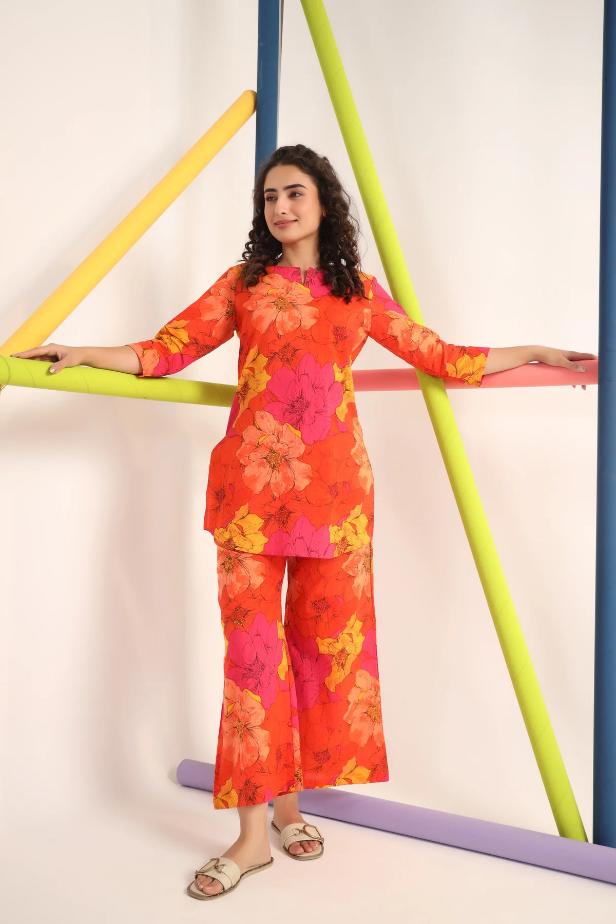 Jade and Julie Co Ord Set for Women |Co Ord Set for Women Stylish | Kurta Set for Women | Kurta Set | Ethnic Co Ord Set for Women | Full Sleeve Co-ord set
